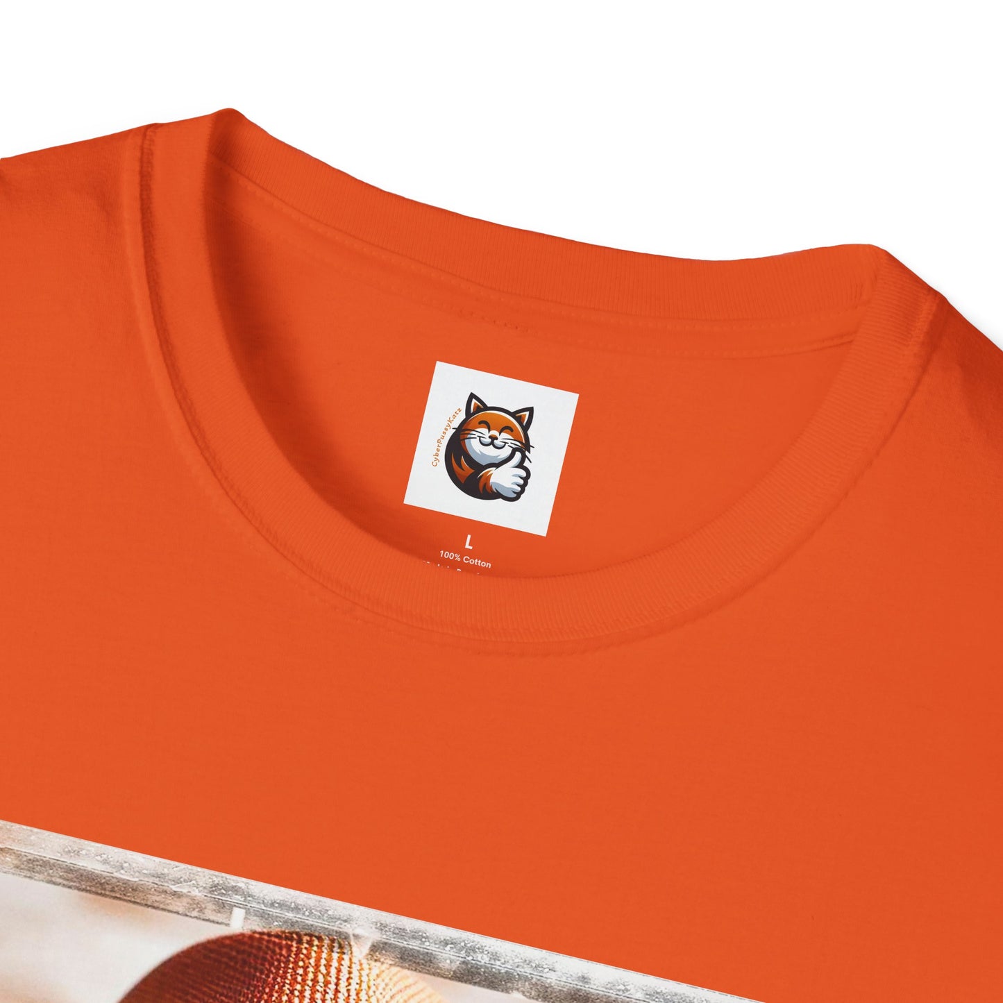 Abyssinian hat and tie Unisex Softstyle T-Shirt
