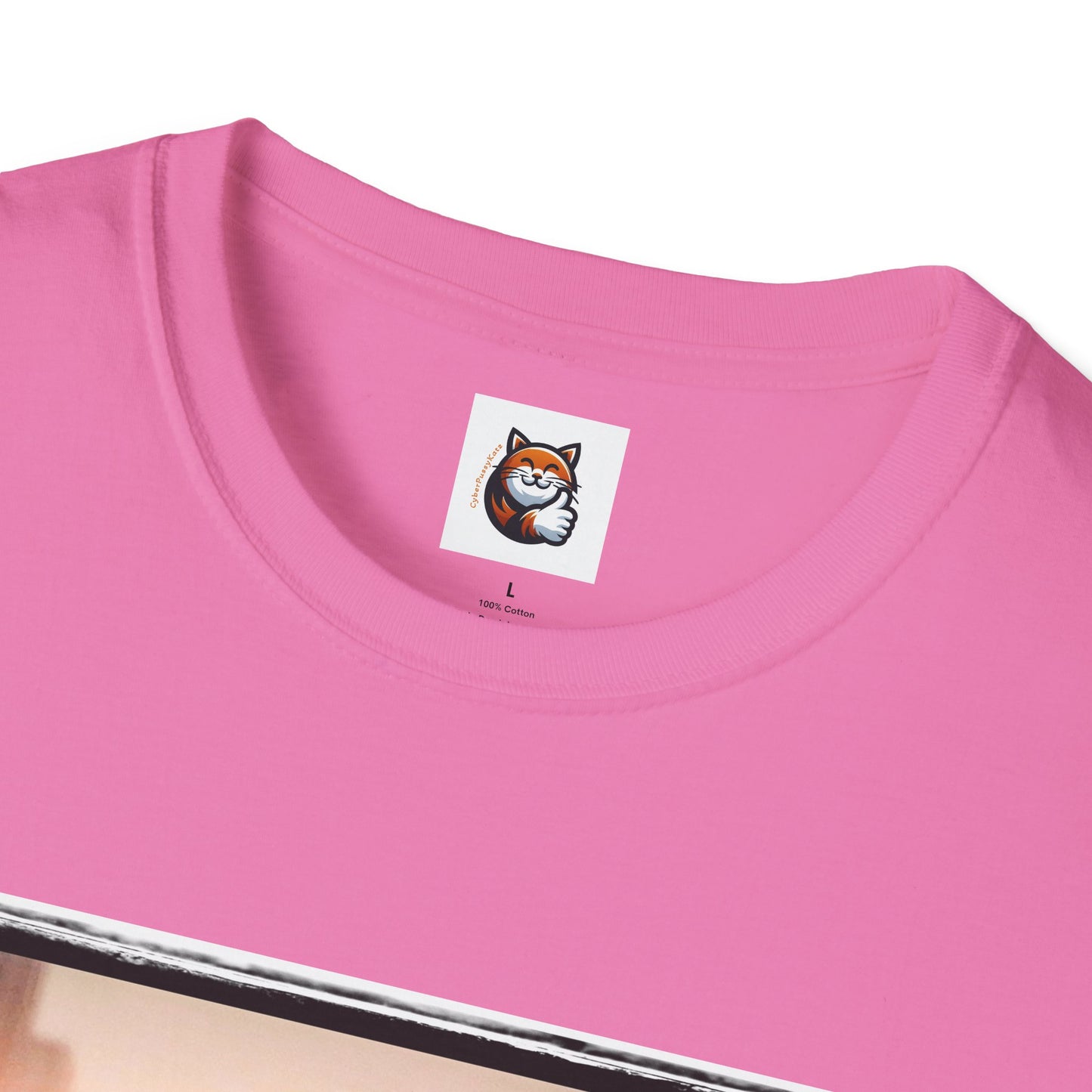 Wacky Devon Rex Cat Unisex Softstyle T-Shirt
