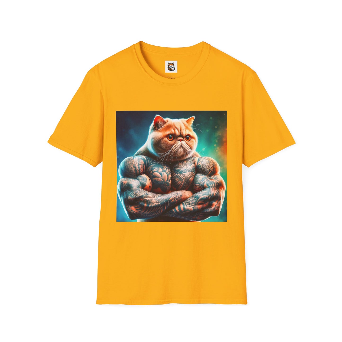 Exotic Shorthair Cat Unisex Softstyle T-Shirt
