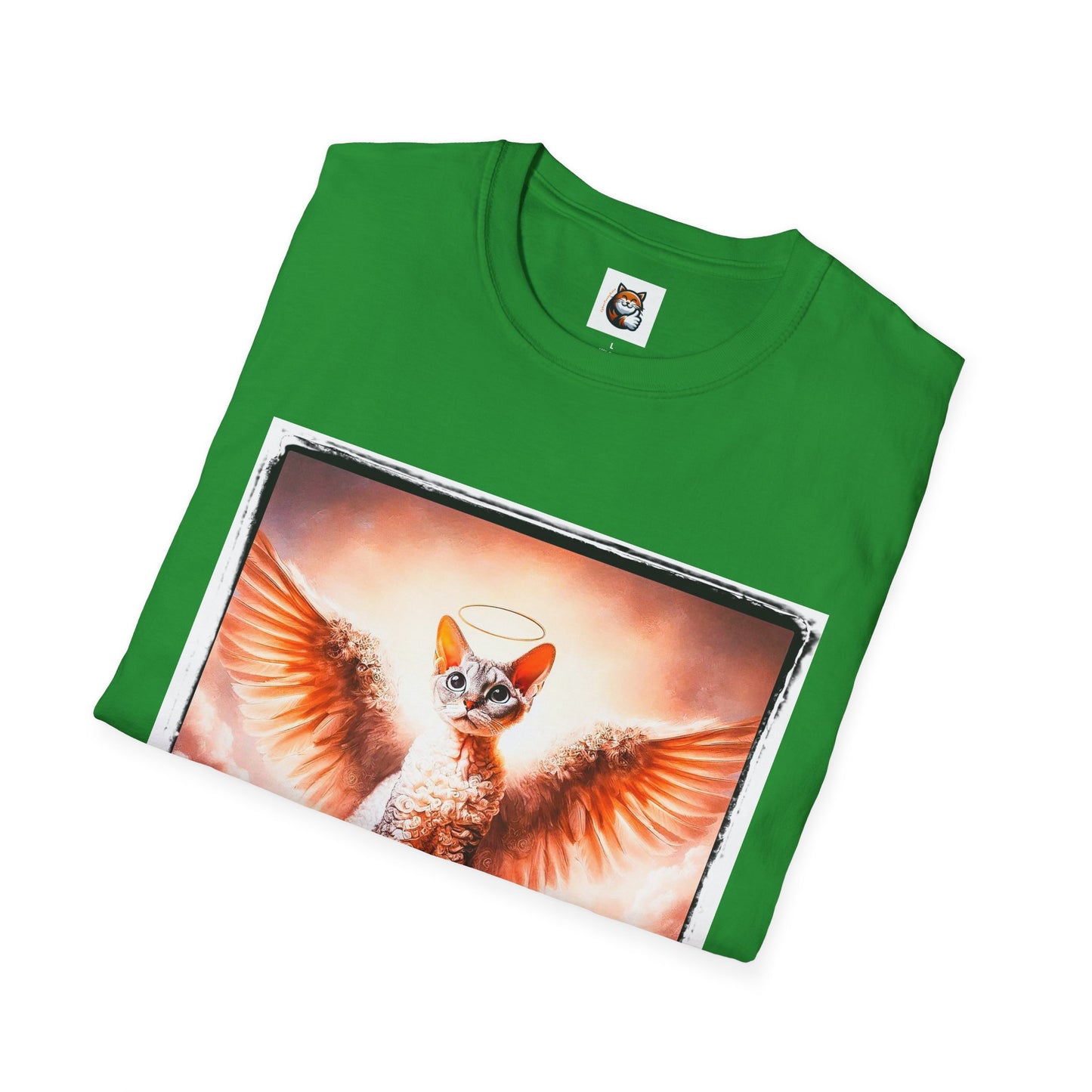Devon Rex Cat pretty Angel Softstyle T-Shirt
