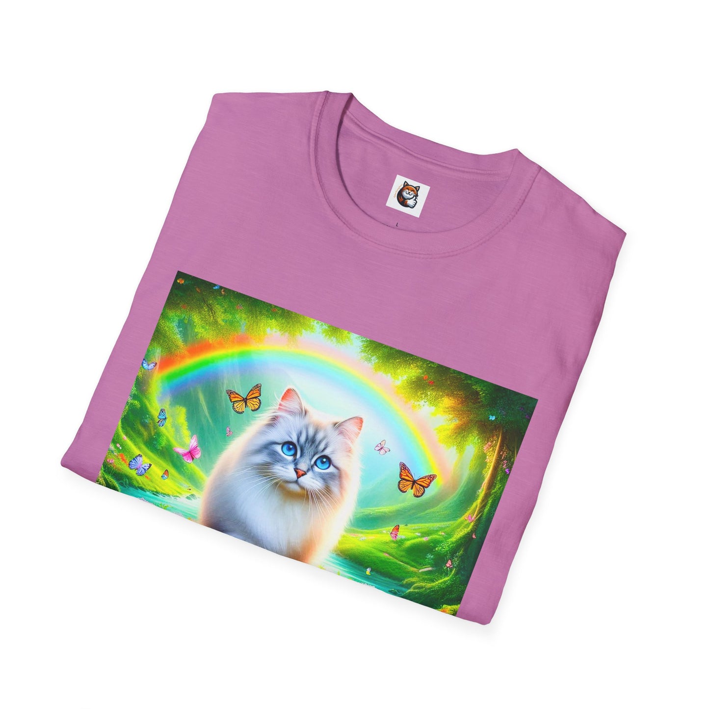 Siberian Cat pretty garden shirt