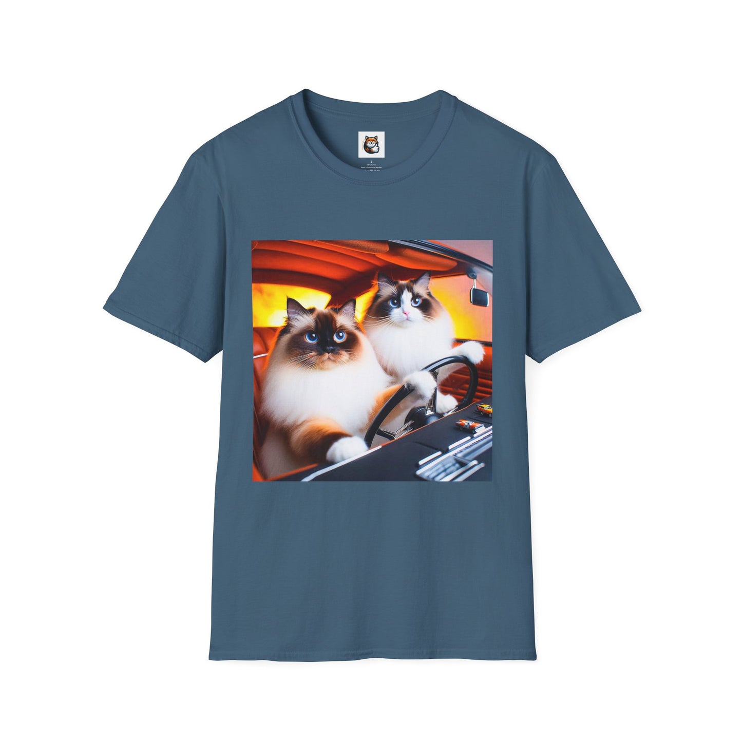 Wacky Ragdoll Unisex Softstyle T-Shirt