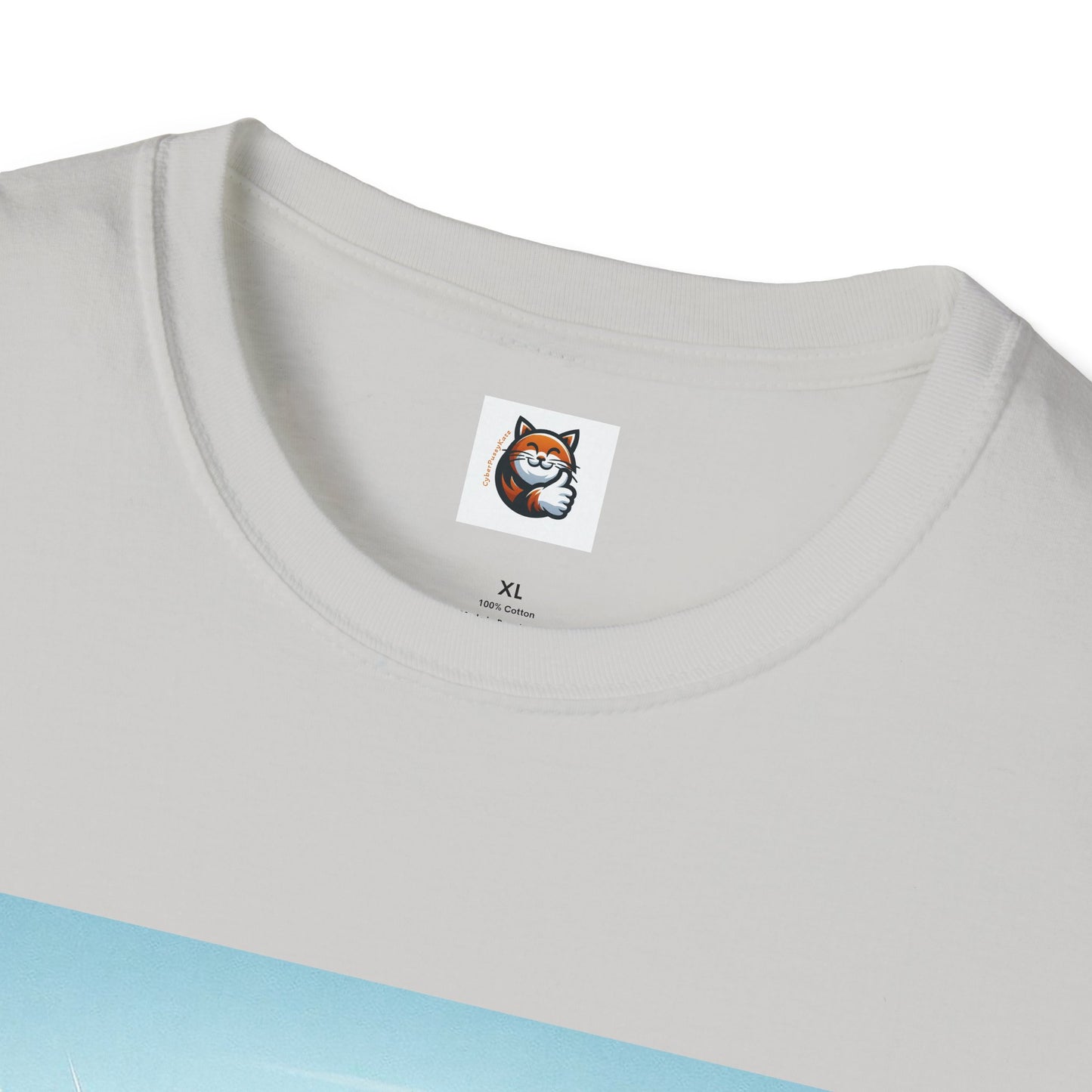 Wacky Sphynx Cat blue car