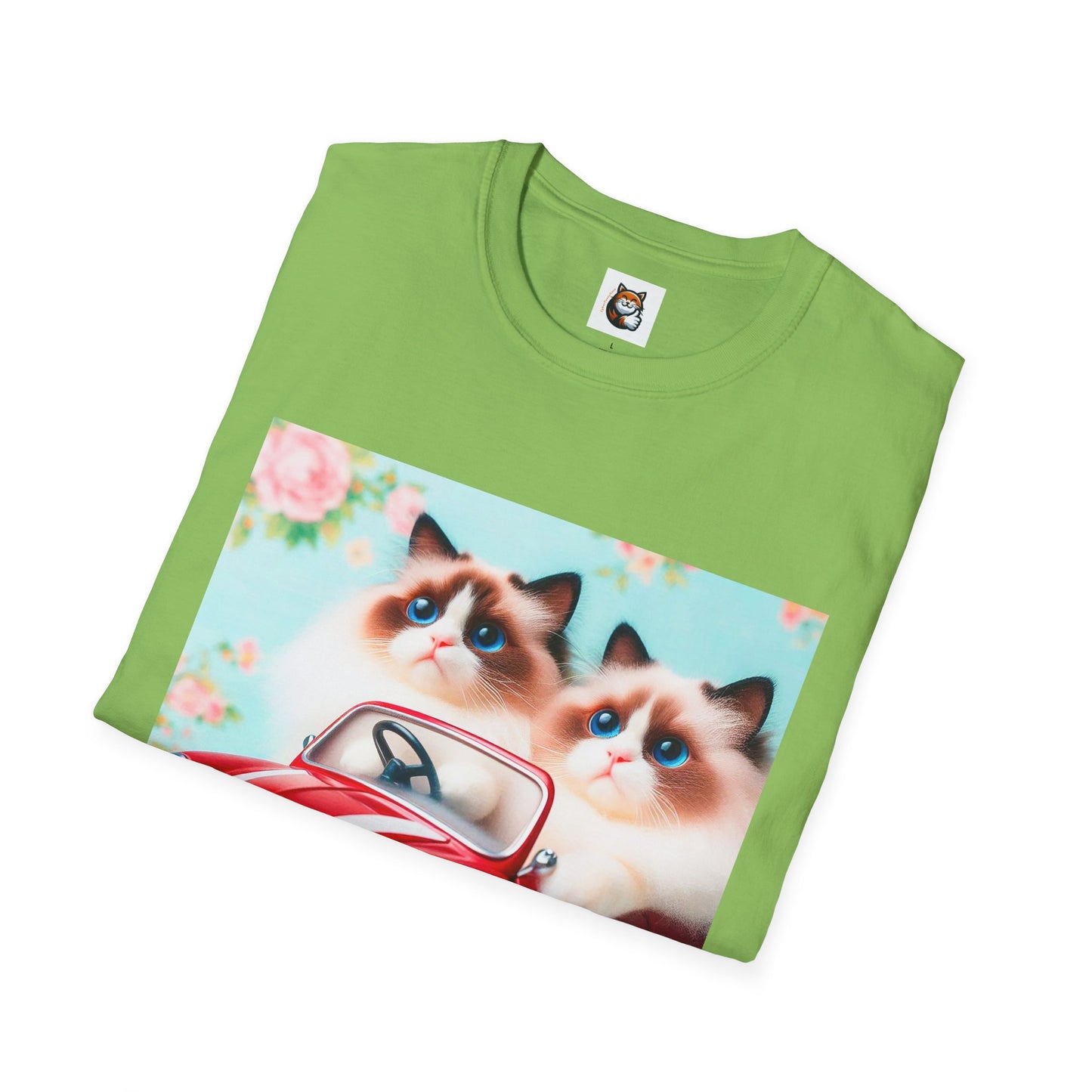 Wacky Ragdoll Unisex Softstyle T-Shirt