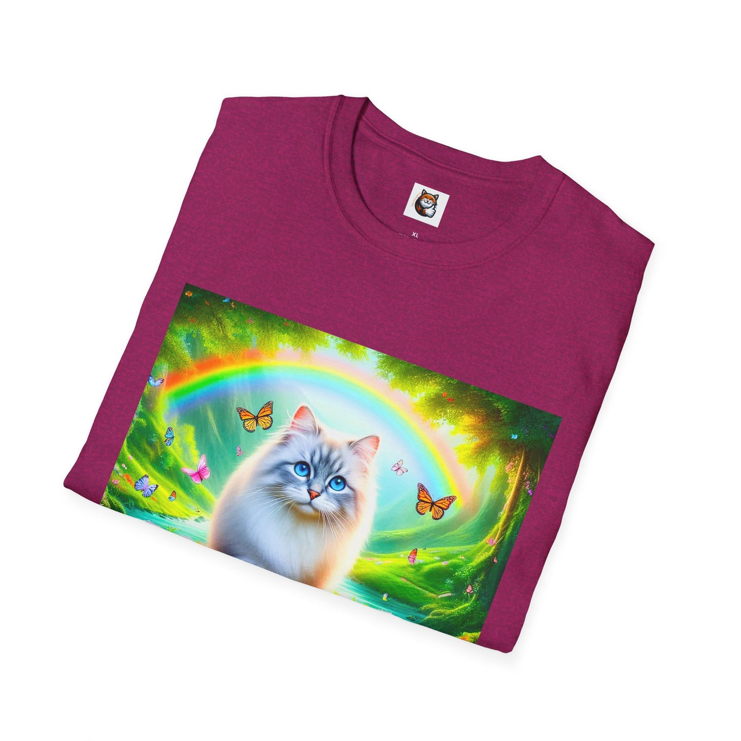 Siberian Cat pretty garden shirt