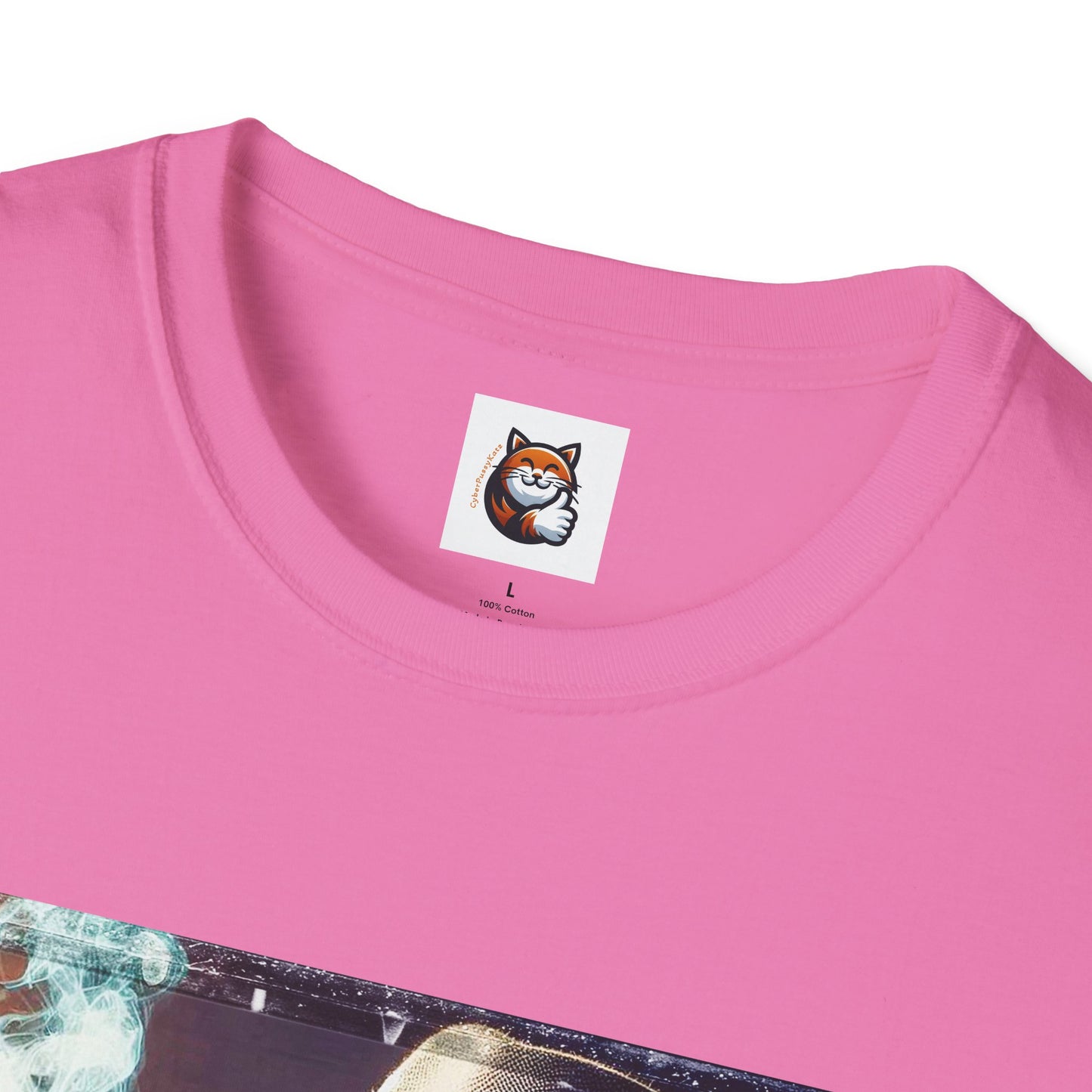 Devon Rex Cat whiskey drinker Softstyle T-Shirt