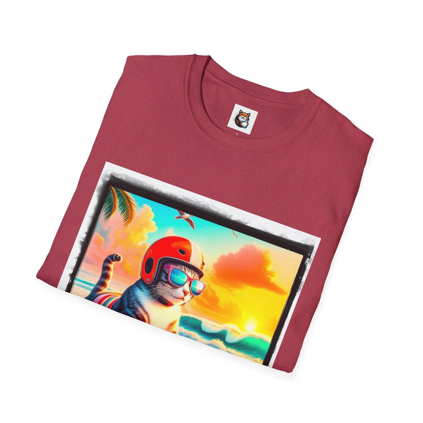 Domestic Cat Unisex Softstyle T-Shirt by Printify