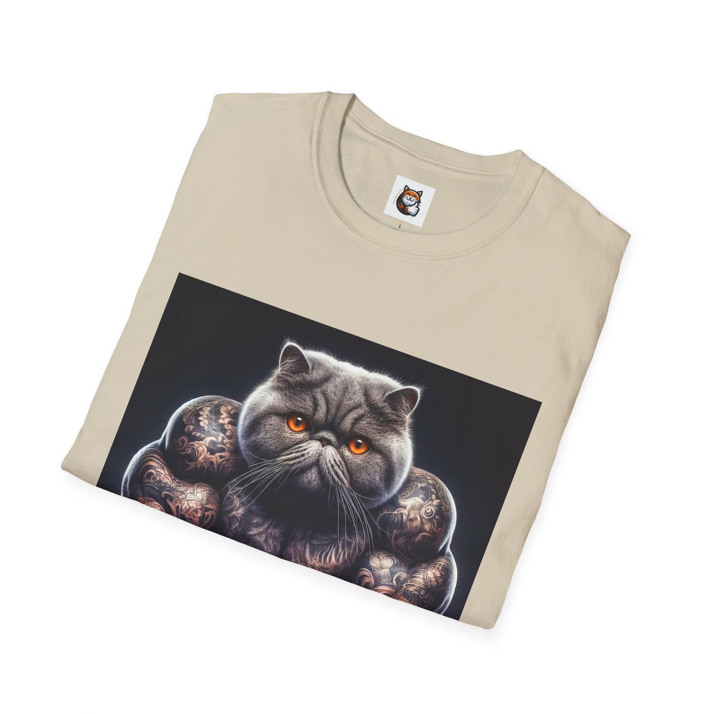Exotic Shorthair Cat Unisex Softstyle T-Shirt