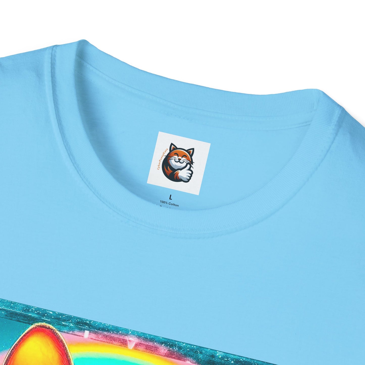 Devon Rex Cat Unisex Softstyle T-Shirt