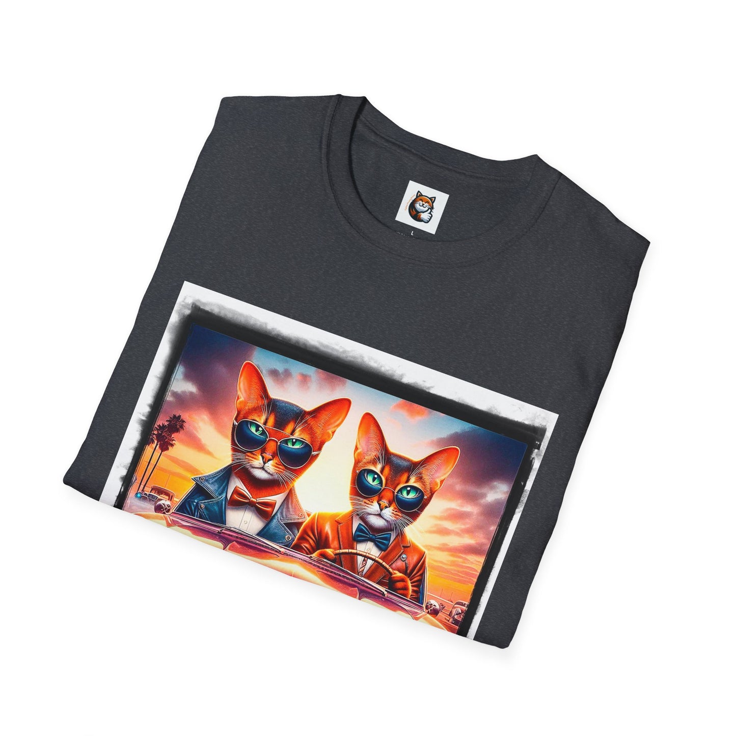 Wacky car driving Unisex Softstyle T-Shirt