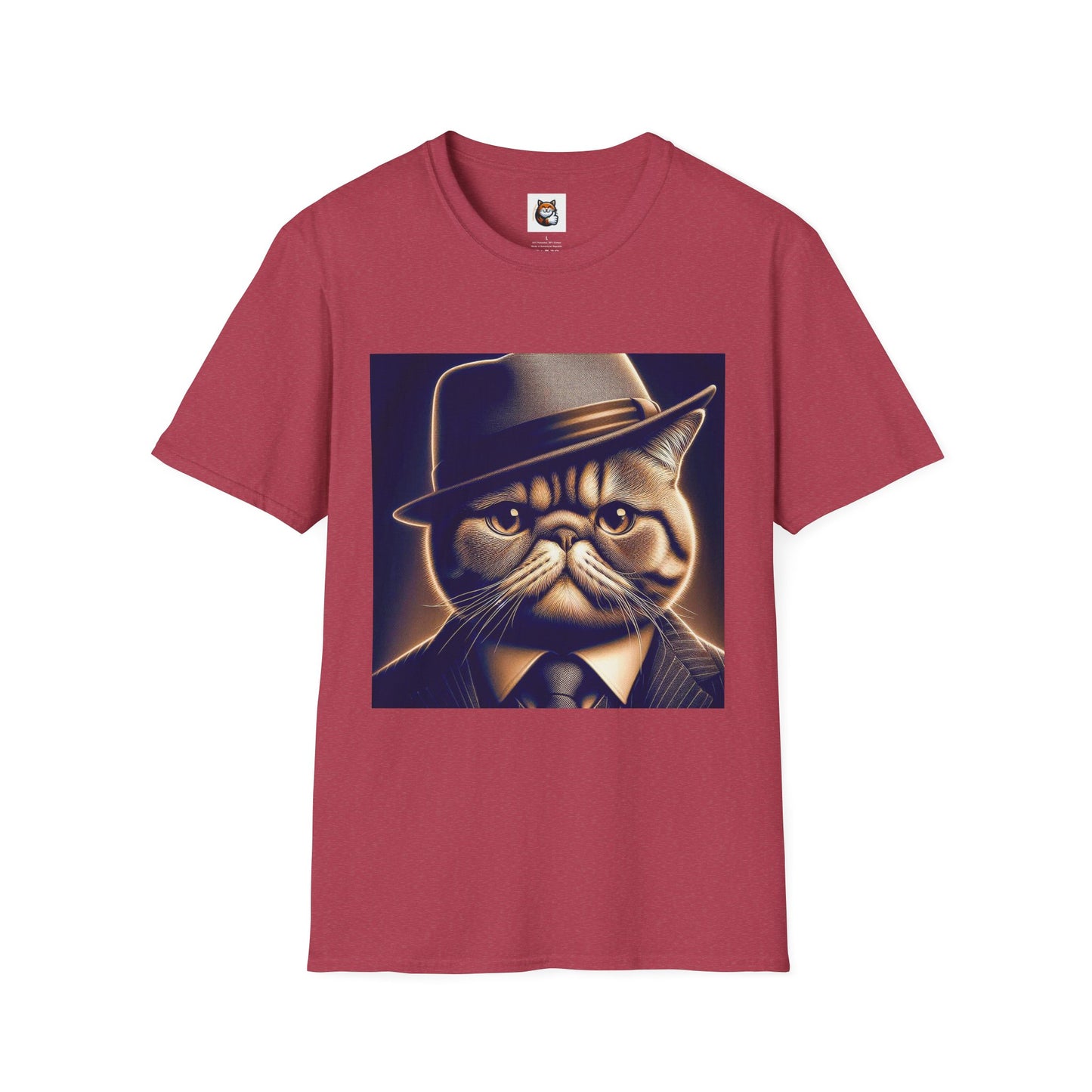 Exotic Shorthair Cat Unisex Softstyle T-Shirt