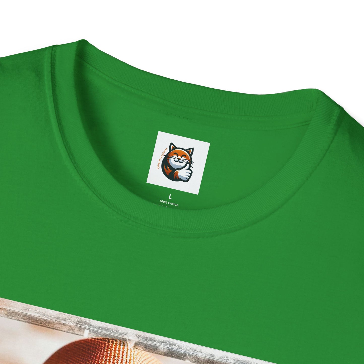Abyssinian hat and tie Unisex Softstyle T-Shirt