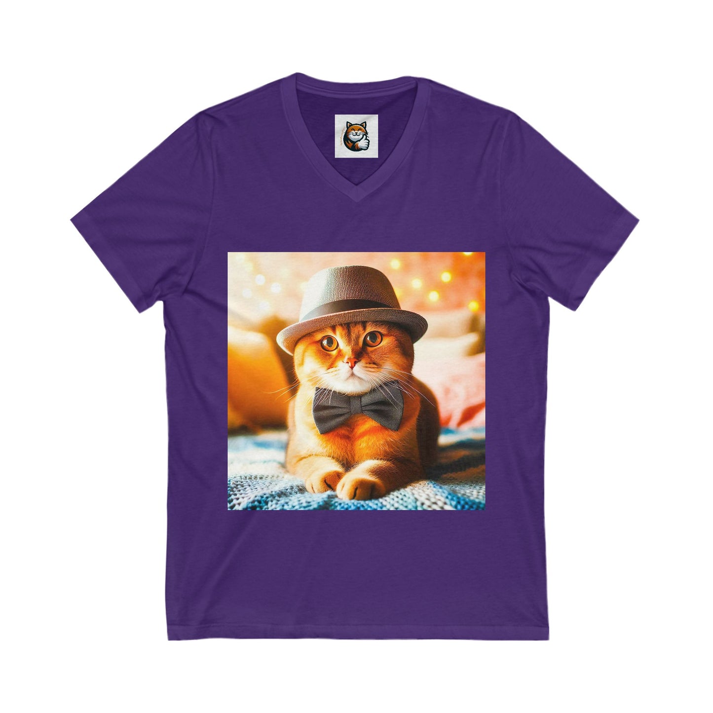 Scottish Fold pretty boy with top hat Tee