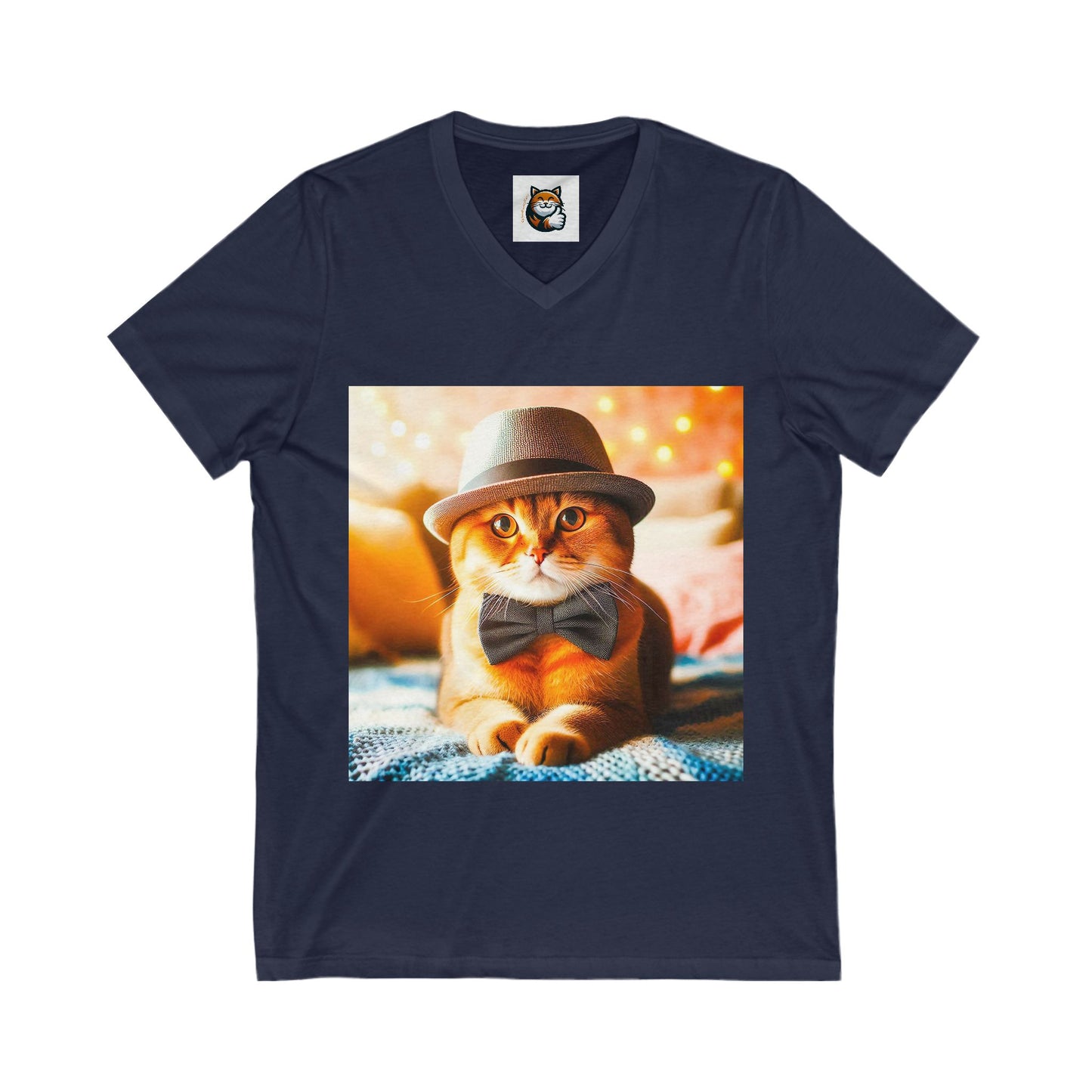 Scottish Fold pretty boy with top hat Tee