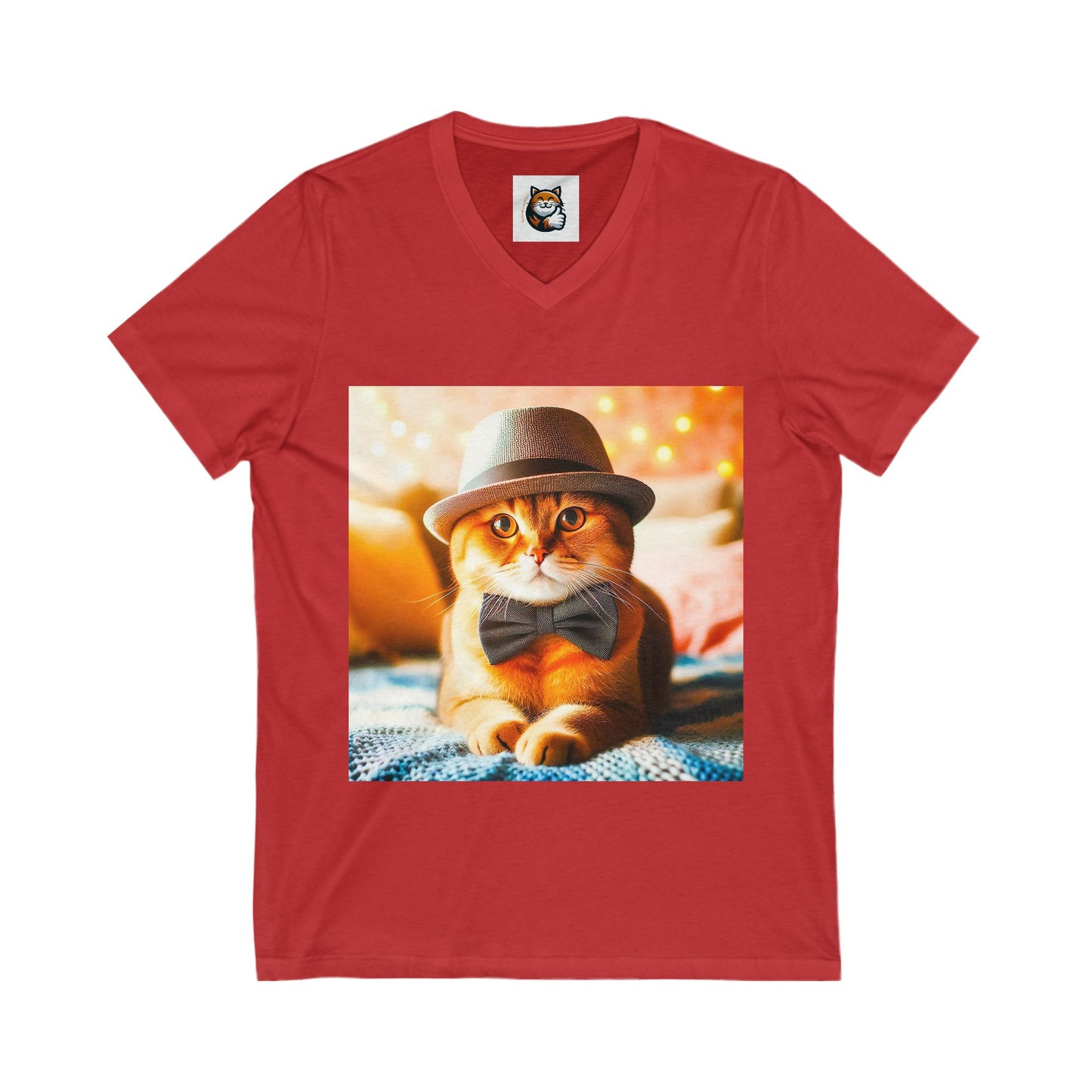 Scottish Fold pretty boy with top hat Tee