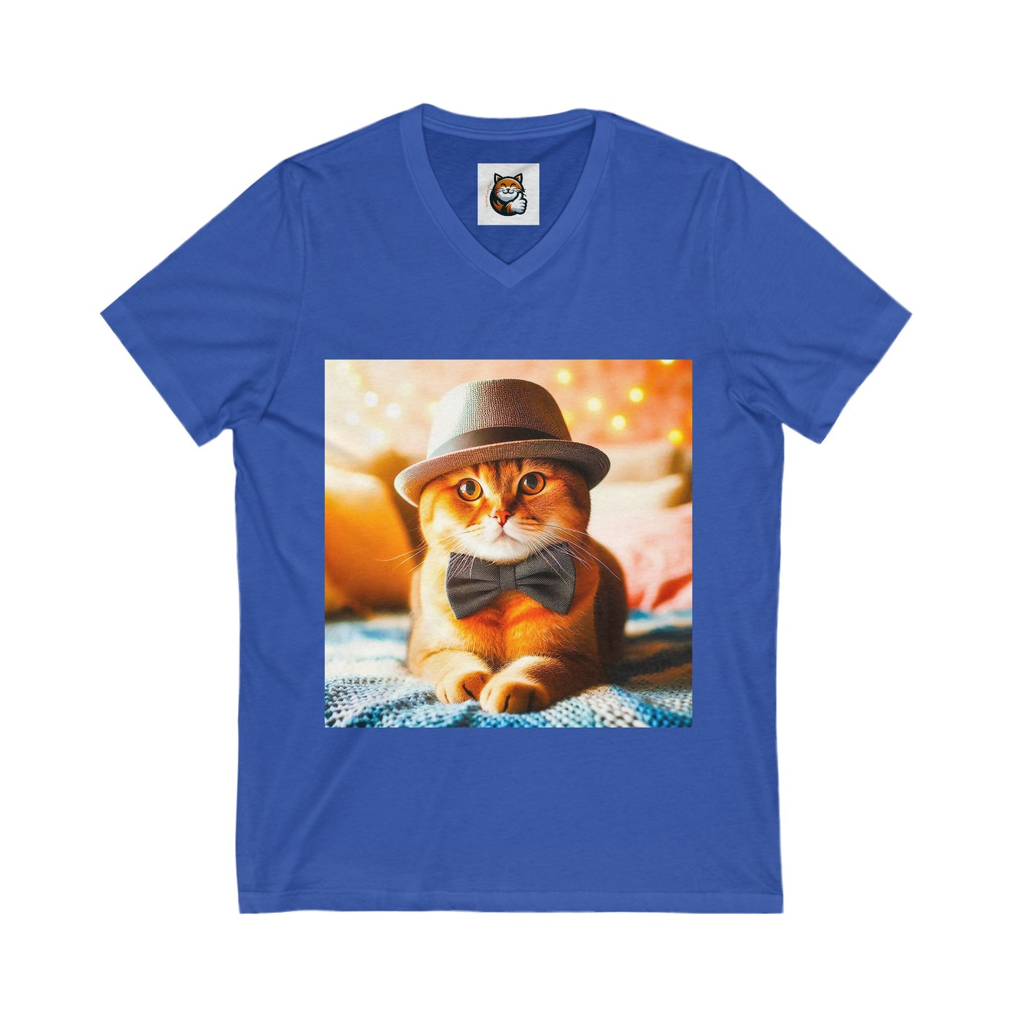 Scottish Fold pretty boy with top hat Tee