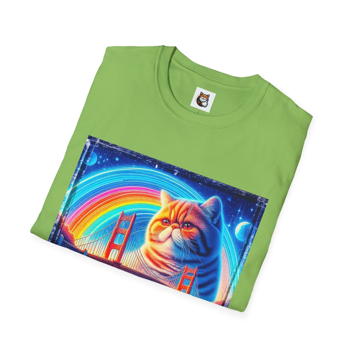 Exotic Shorthair Cat Unisex Softstyle T-Shirt