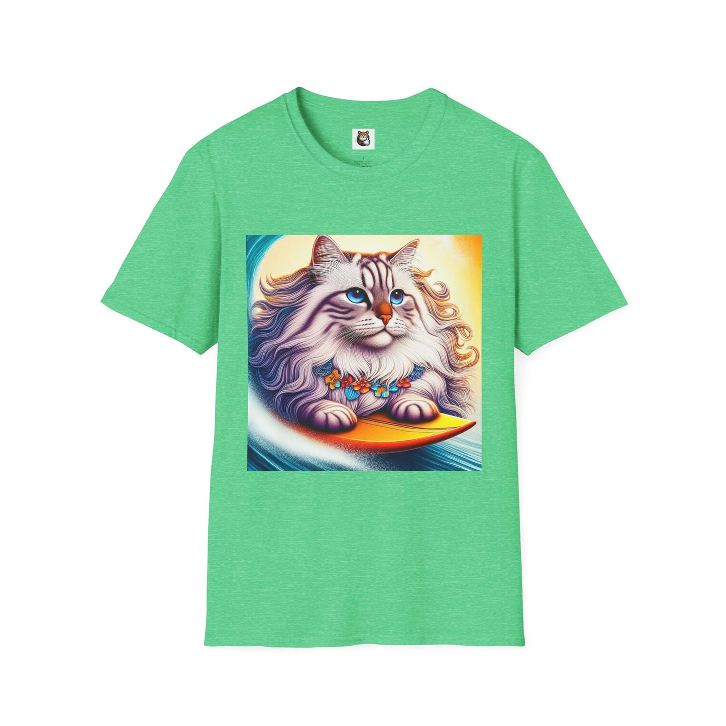 Siberian Cat surfing beauty