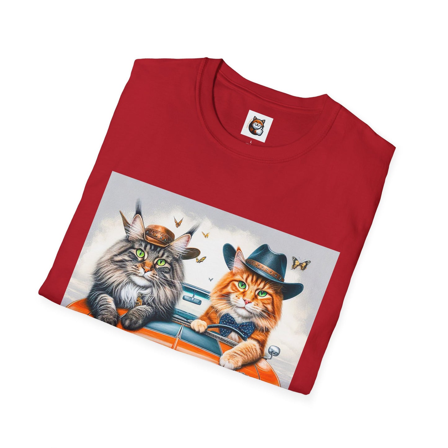 Wacky Maine Coon Unisex Softstyle T-Shirt