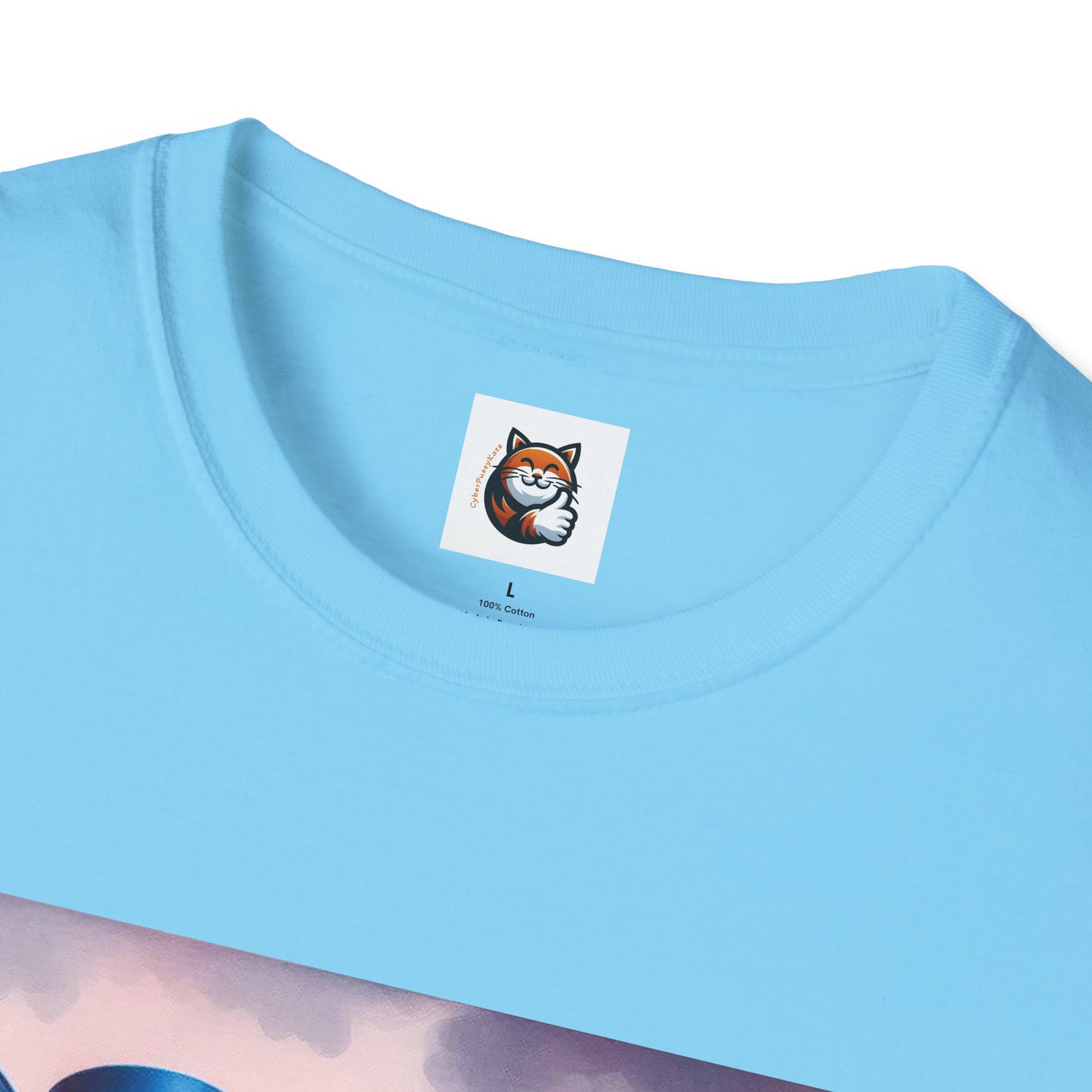 Russian Blue Cat tiny car T-Shirt