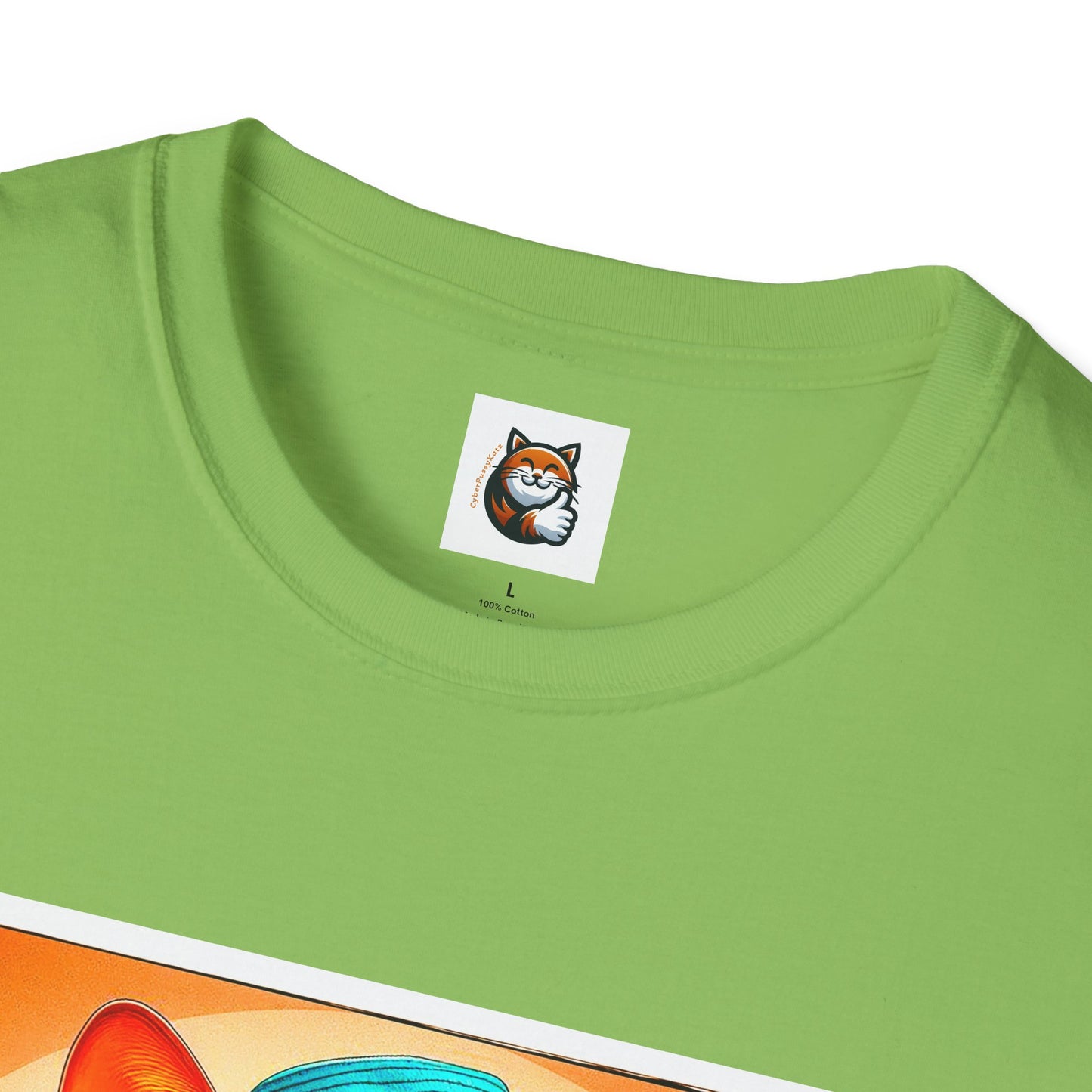 Abyssinian surfing Softstyle T-Shirt