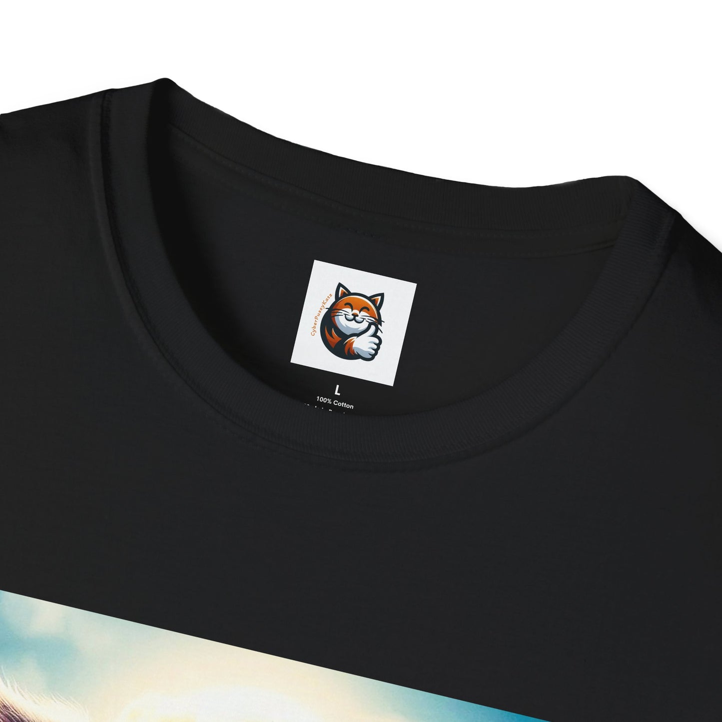 Selkirk Rex Cat T-Shirt beach day