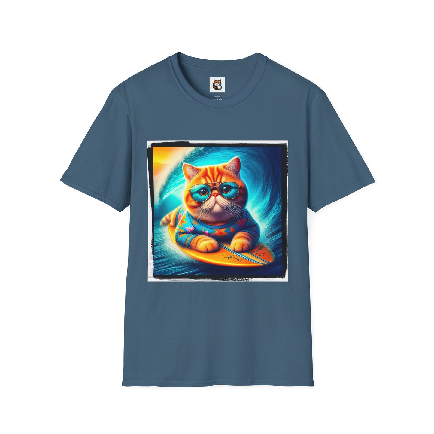 Exotic Shorthair Cat Unisex Softstyle T-Shirt