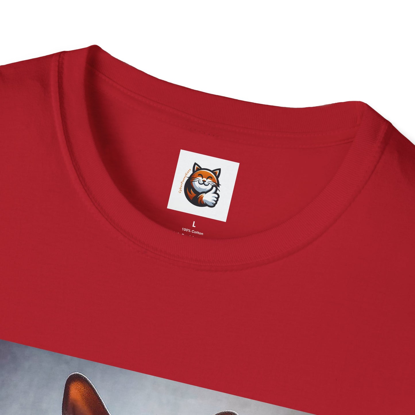 Devon Rex Cat Unisex Softstyle T-Shirt