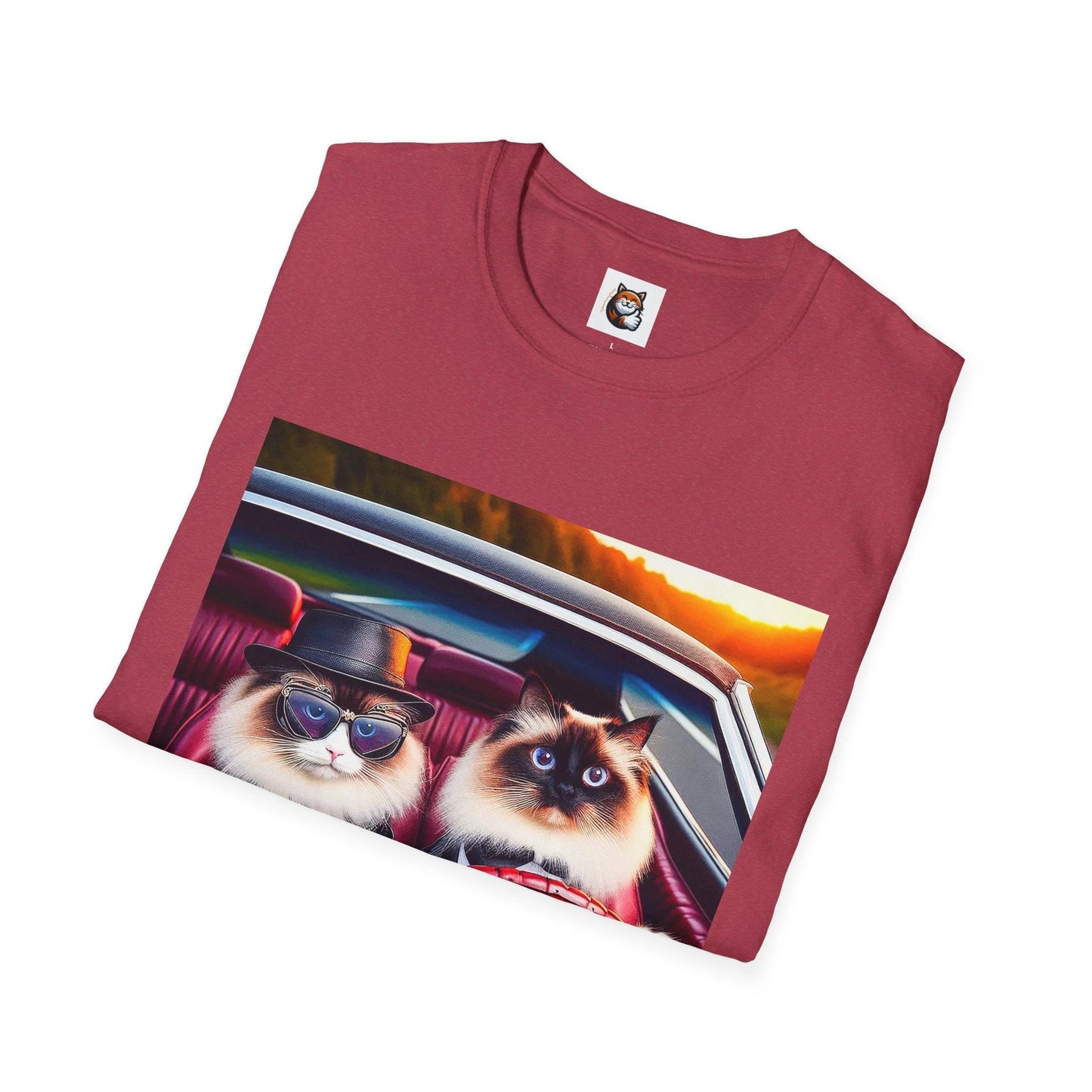 Wacky Ragdoll Unisex Softstyle T-Shirt by Printify