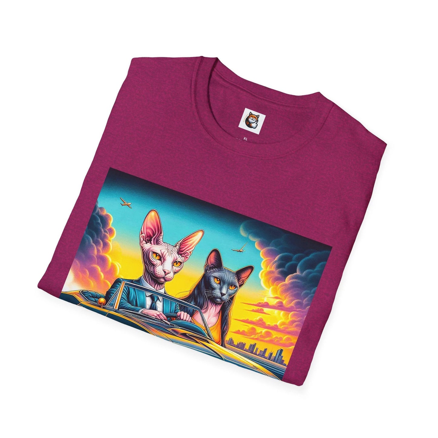 Wacky Sphynx Cat cats driving by Printify