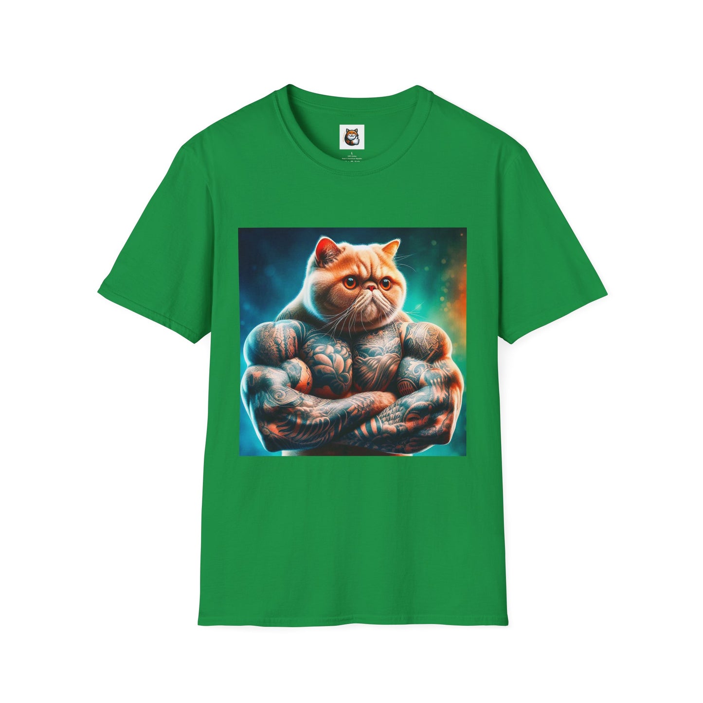 Exotic Shorthair Cat Unisex Softstyle T-Shirt
