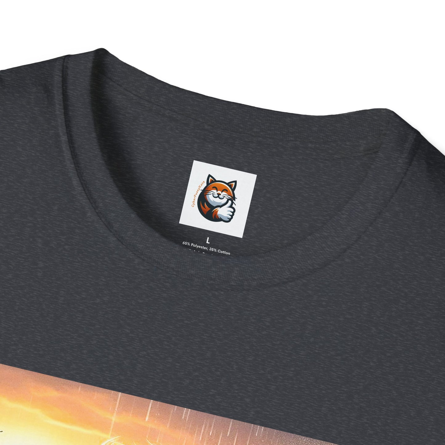 Selkirk Rex Cat T-Shirt -handsome surfer