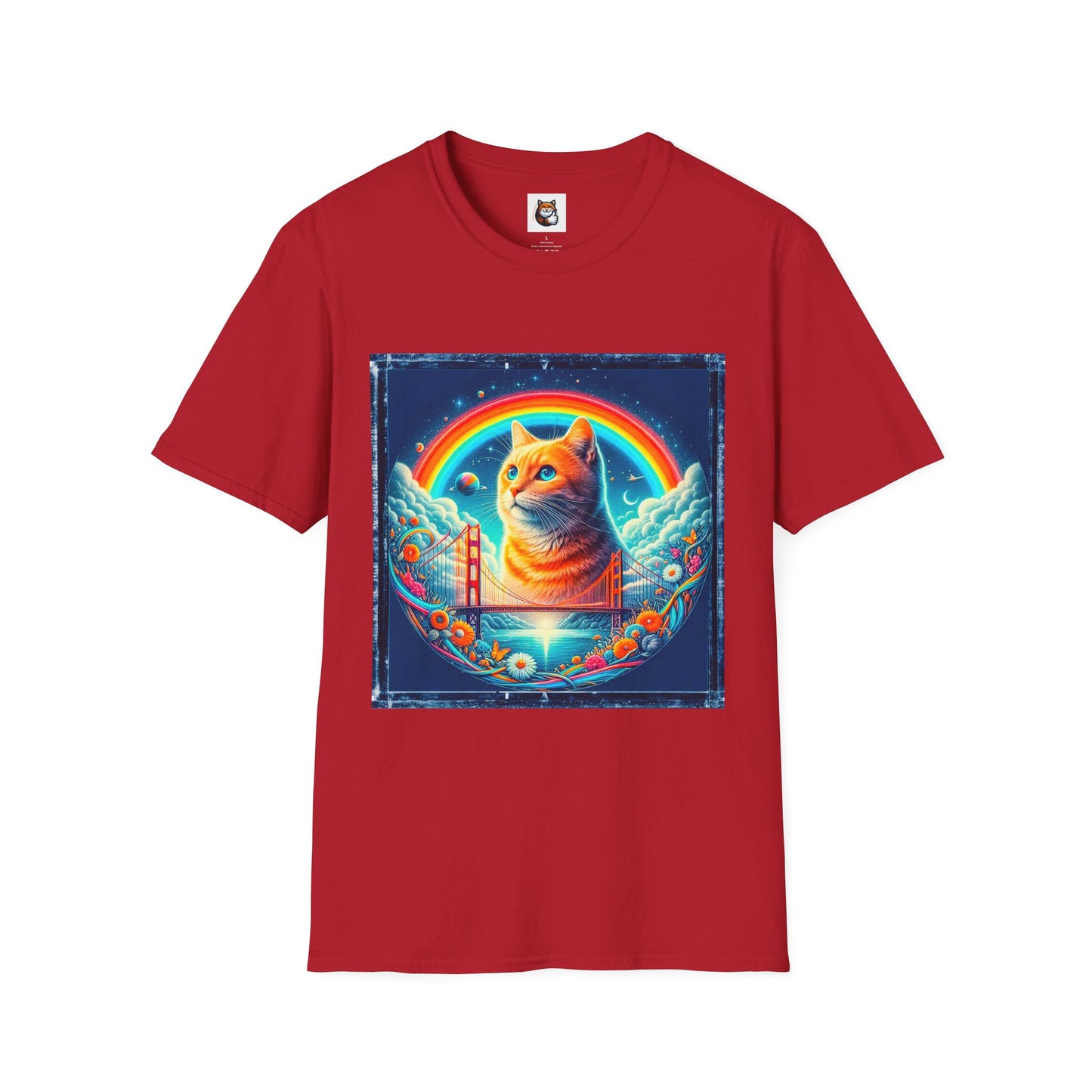 Domestic Cat Unisex Softstyle T-Shirt