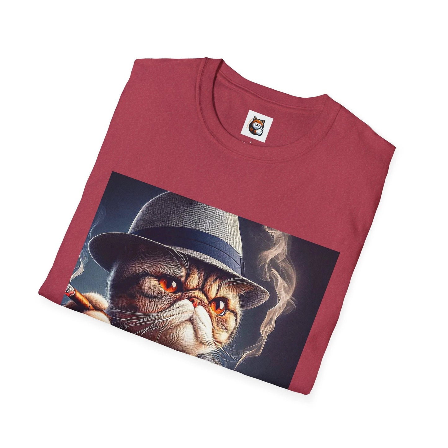 Exotic Shorthair Cat Unisex Softstyle T-Shirt by Printify