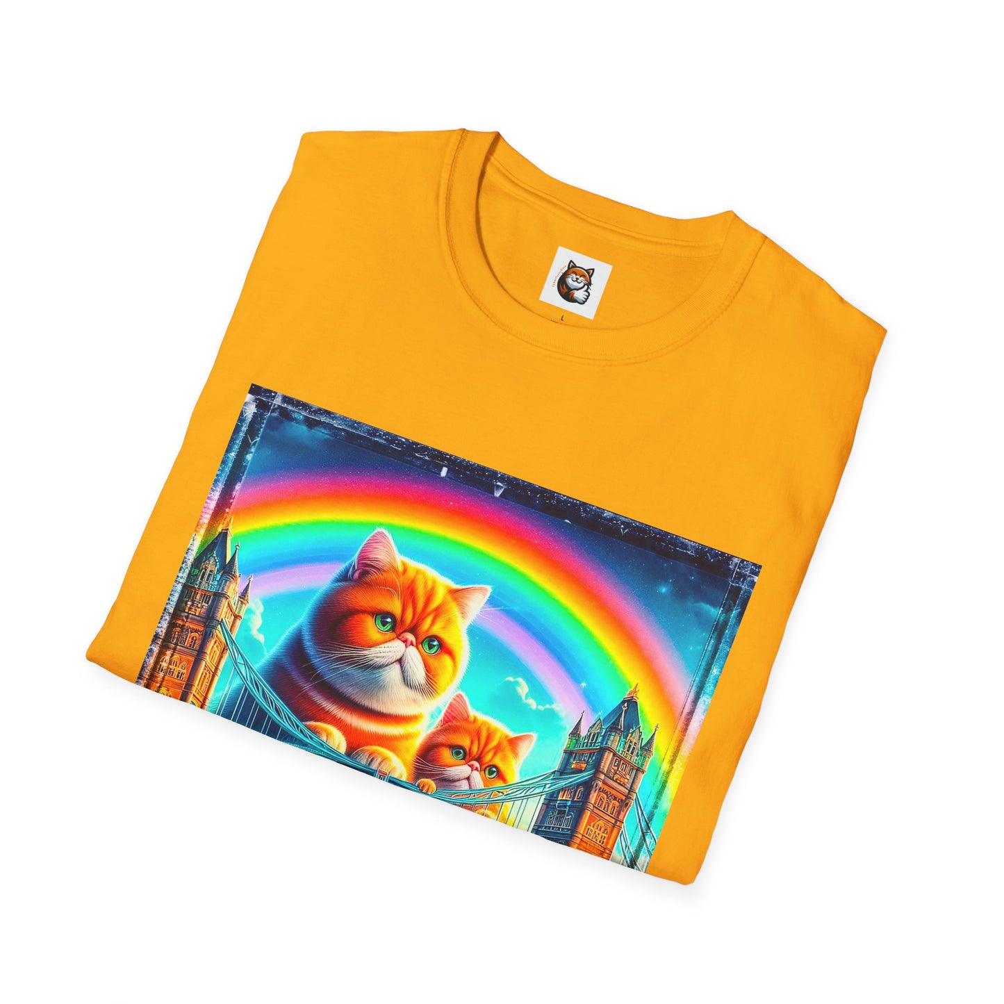 Exotic Shorthair Cat Unisex Softstyle T-Shirt