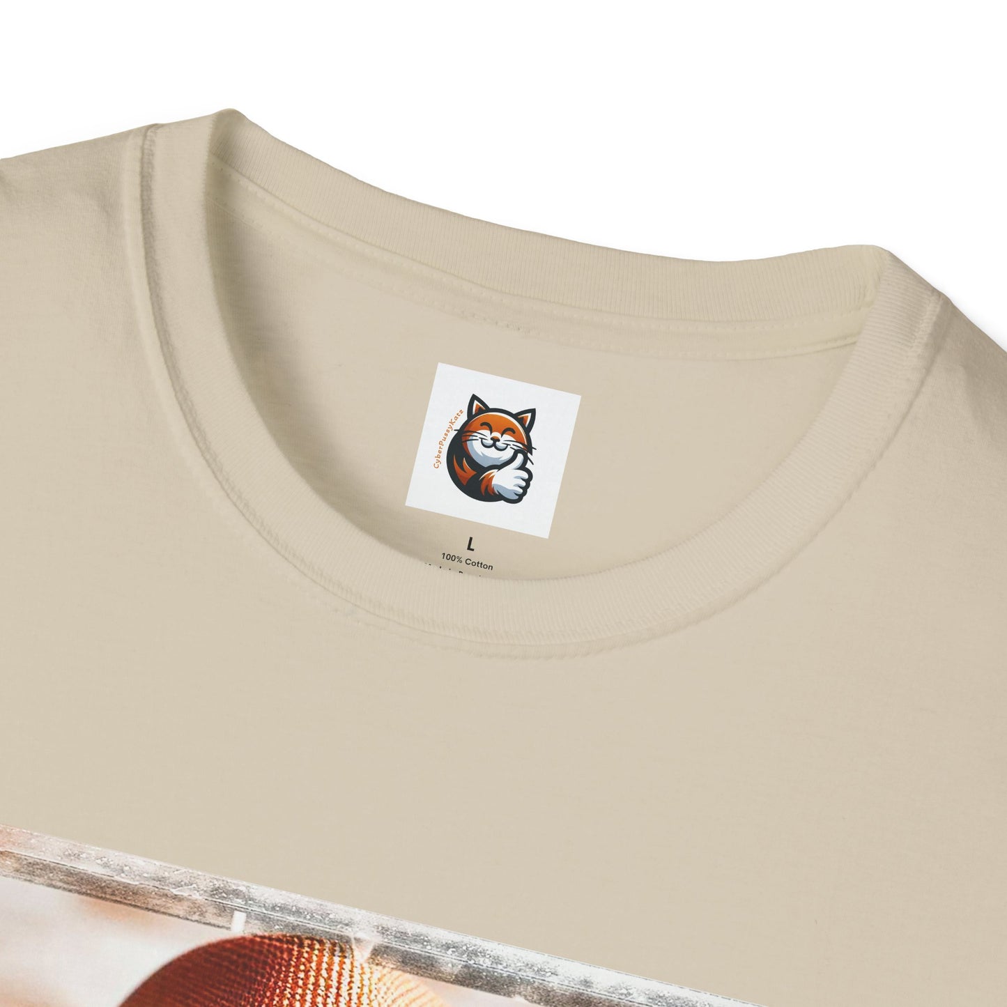 Abyssinian hat and tie Unisex Softstyle T-Shirt