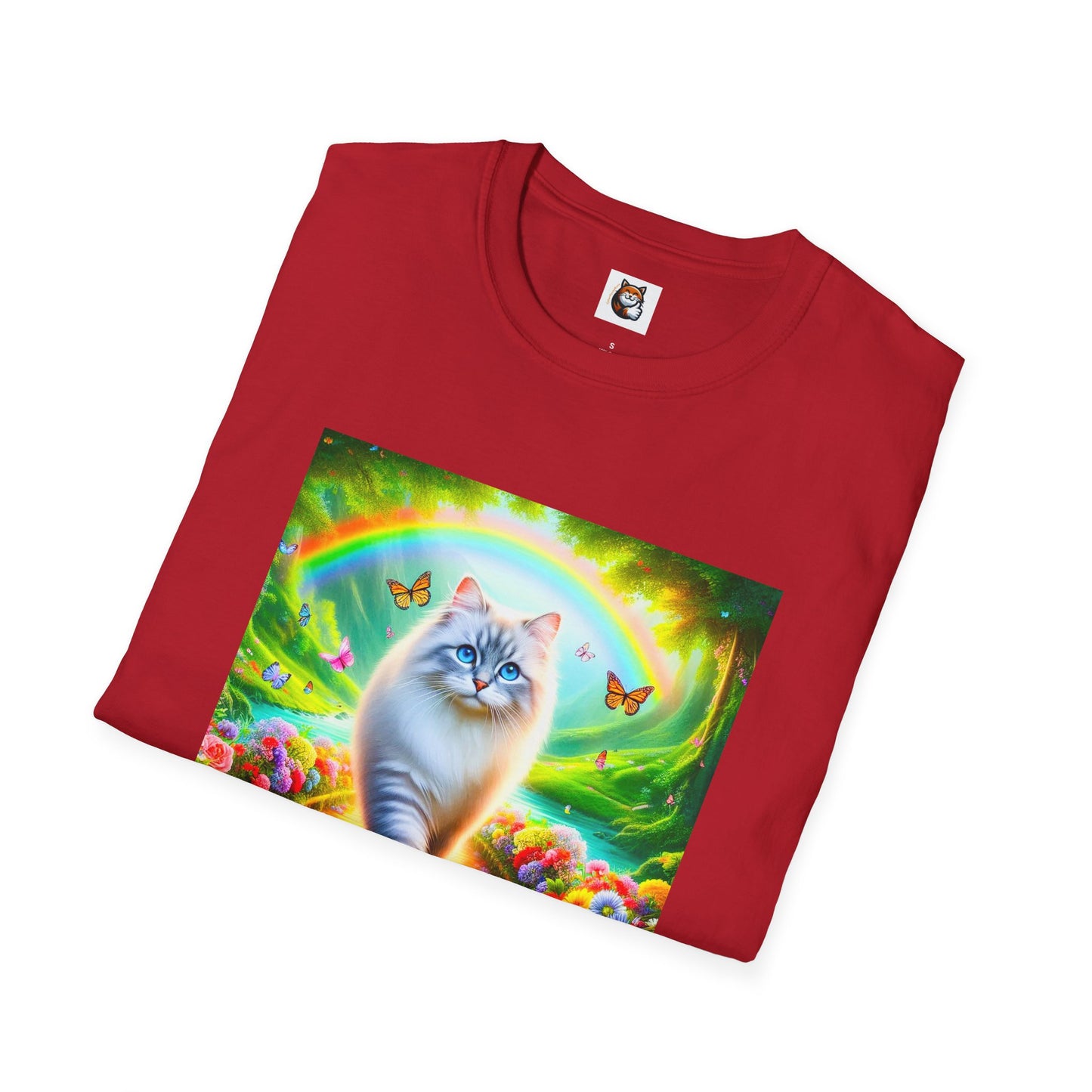 Siberian Cat pretty garden shirt