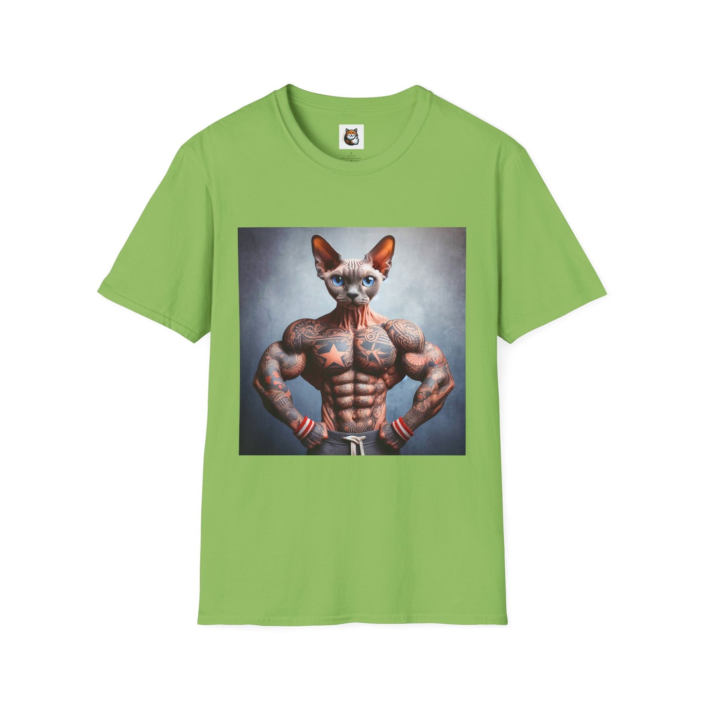 Devon Rex Cat Unisex Softstyle T-Shirt