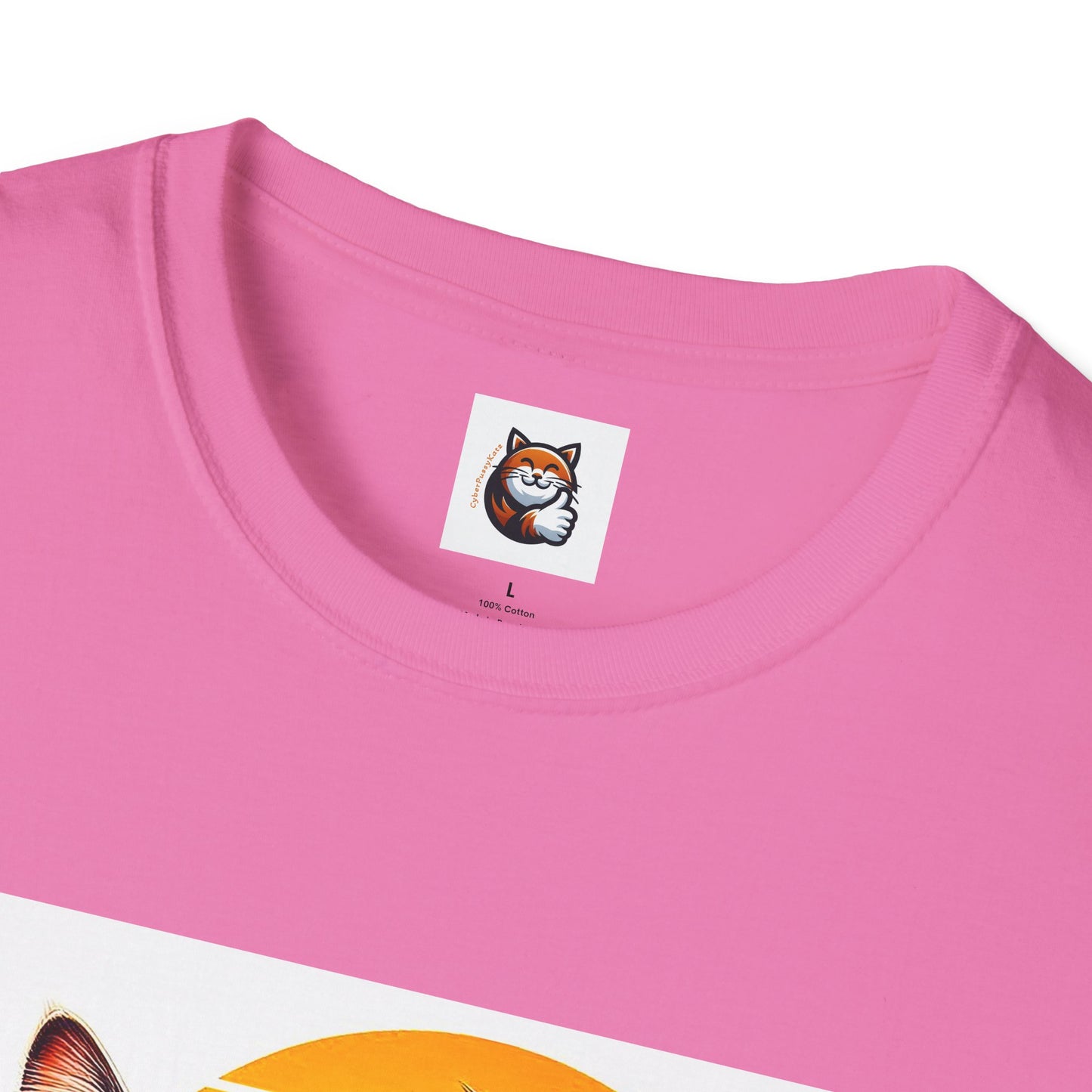 British Shorthair surfing Softstyle T-Shirt