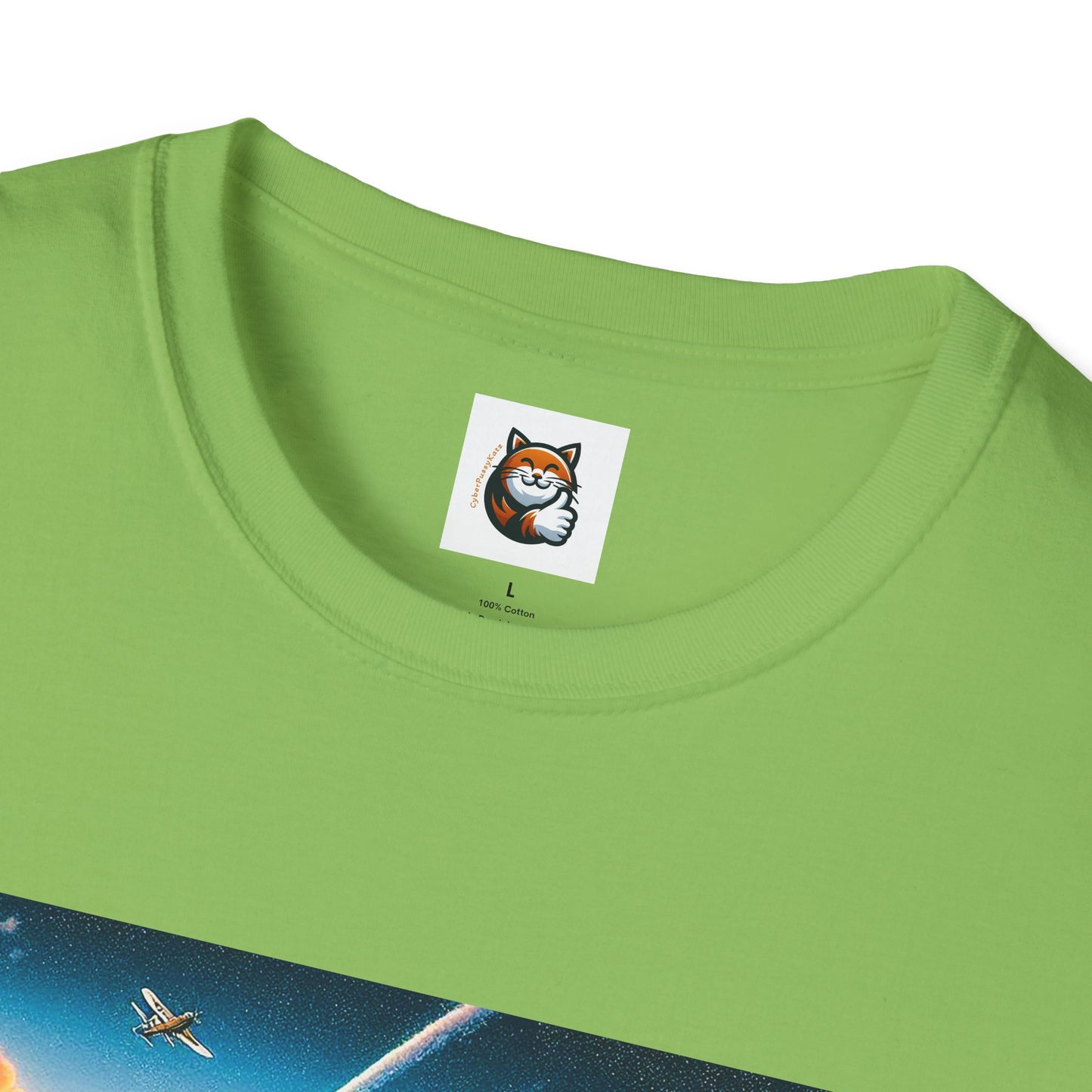 Wacky Norwegian Forest Cat Unisex Softstyle T-Shirt