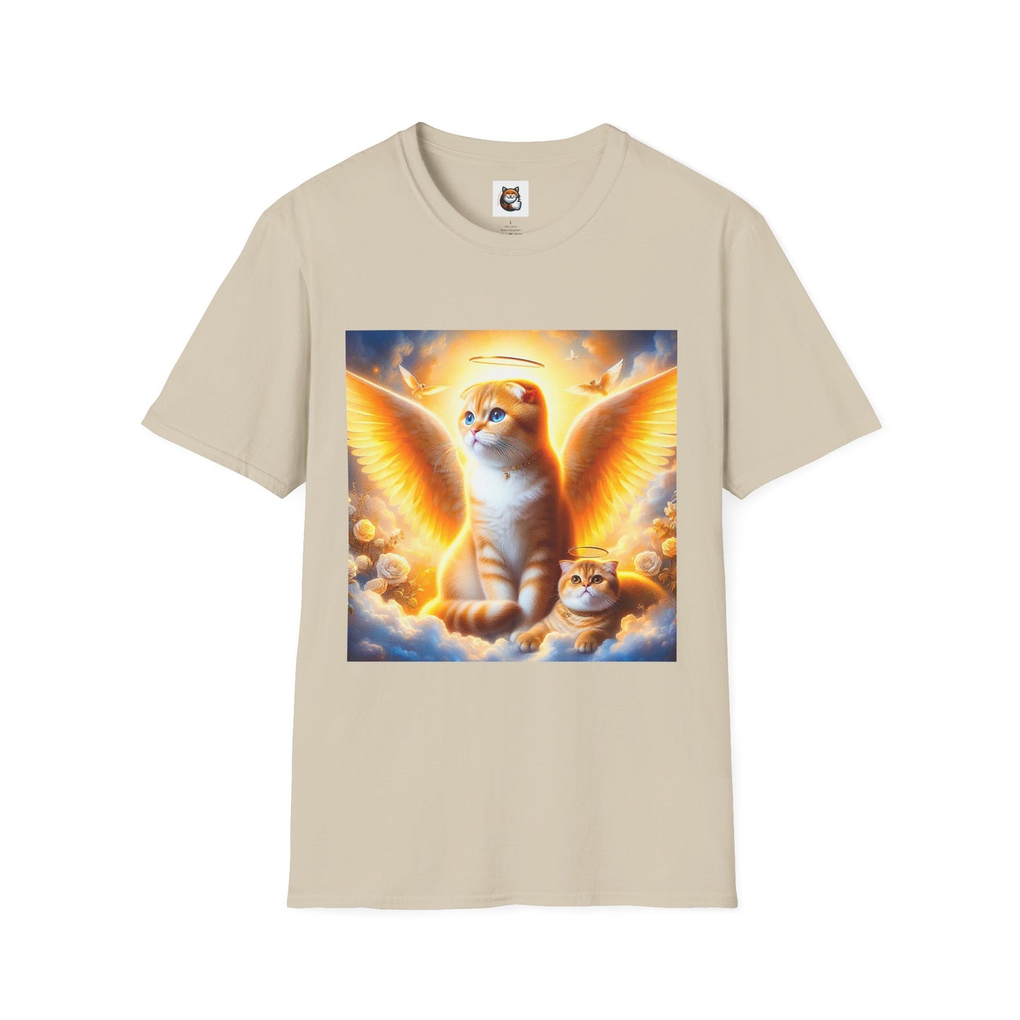 Scottish Fold Cat golden Angel T-Shirt