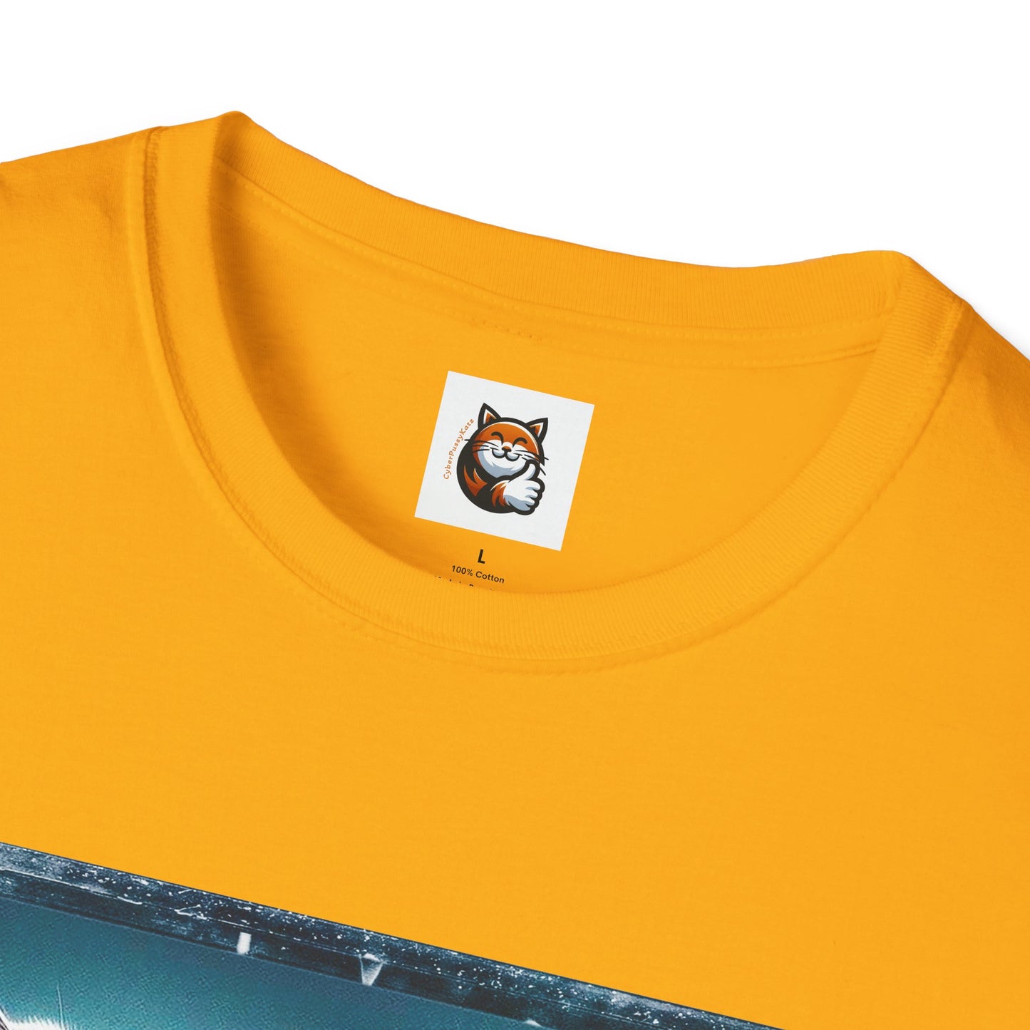 Wacky British Shorthair tiny red car Softstyle T-Shirt