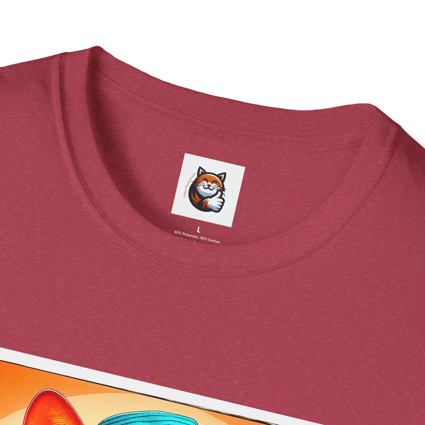Abyssinian surfing Softstyle T-Shirt