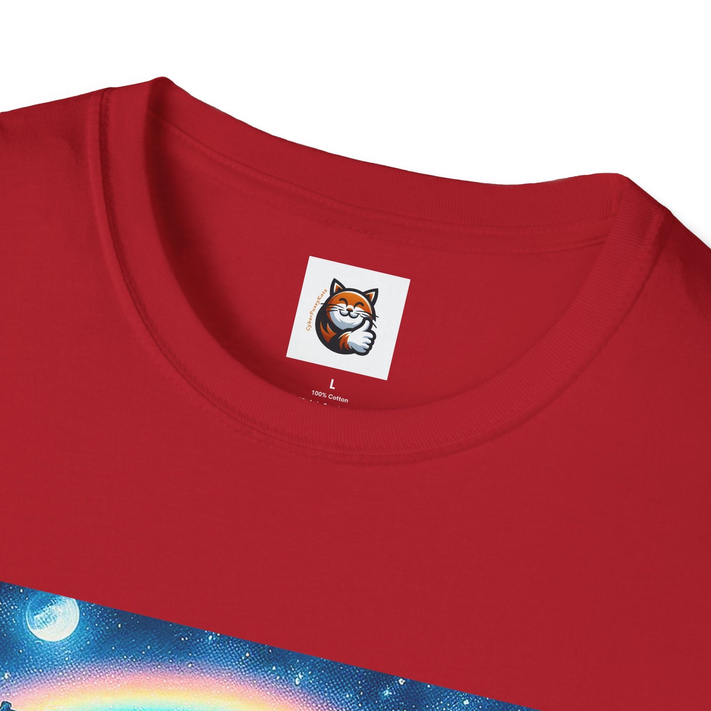 Russian Blue Cat Unisex Softstyle T-Shirt