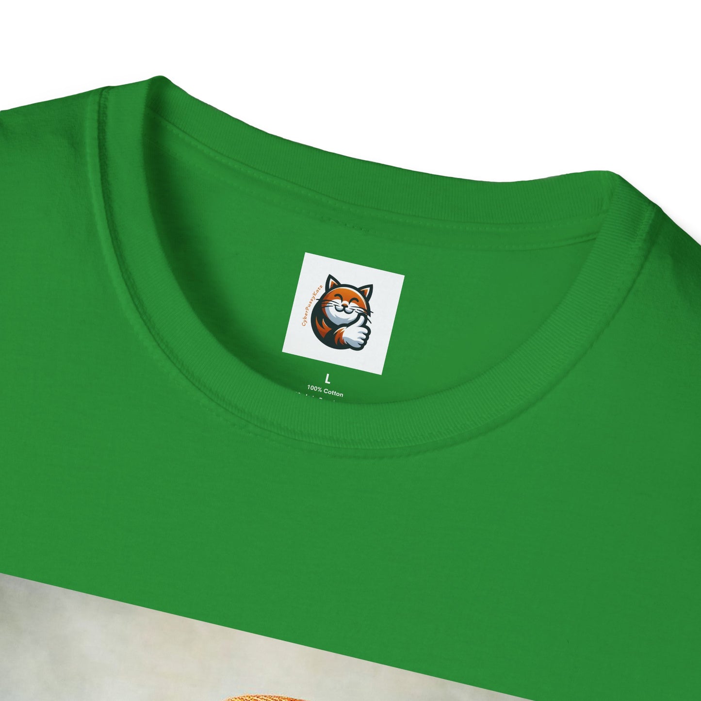 British Shorthair hat and bow Unisex Softstyle T-Shirt