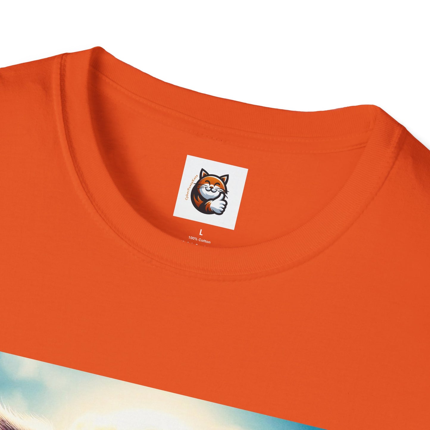 Selkirk Rex Cat T-Shirt beach day