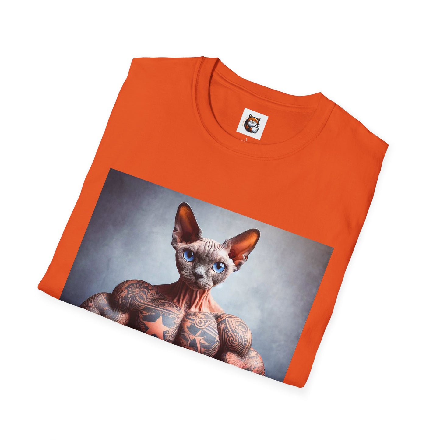 Devon Rex Cat Unisex Softstyle T-Shirt