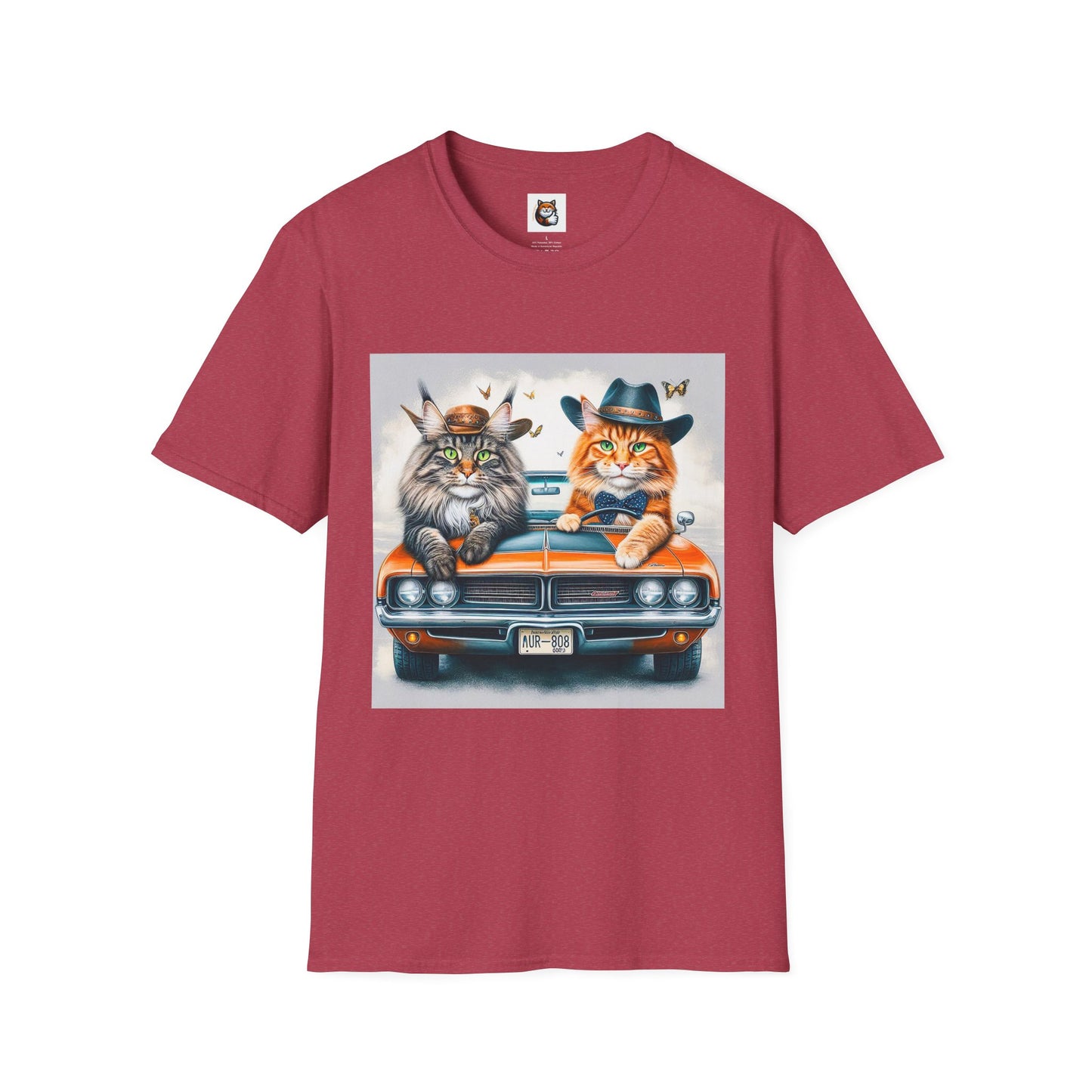 Wacky Maine Coon Unisex Softstyle T-Shirt