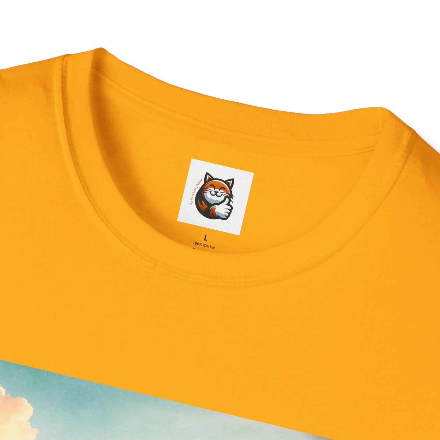 Wacky Norwegian Forest Cat Unisex Softstyle T-Shirt