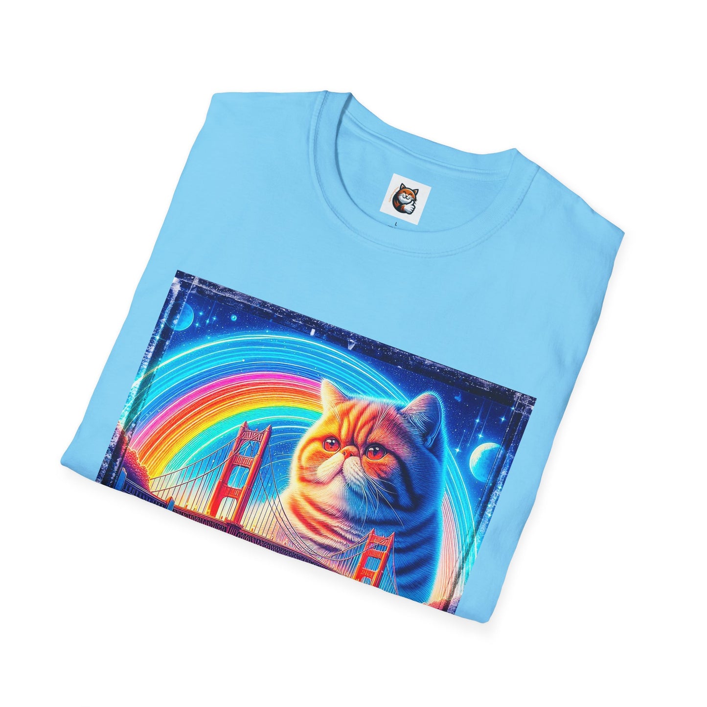 Exotic Shorthair Cat Unisex Softstyle T-Shirt
